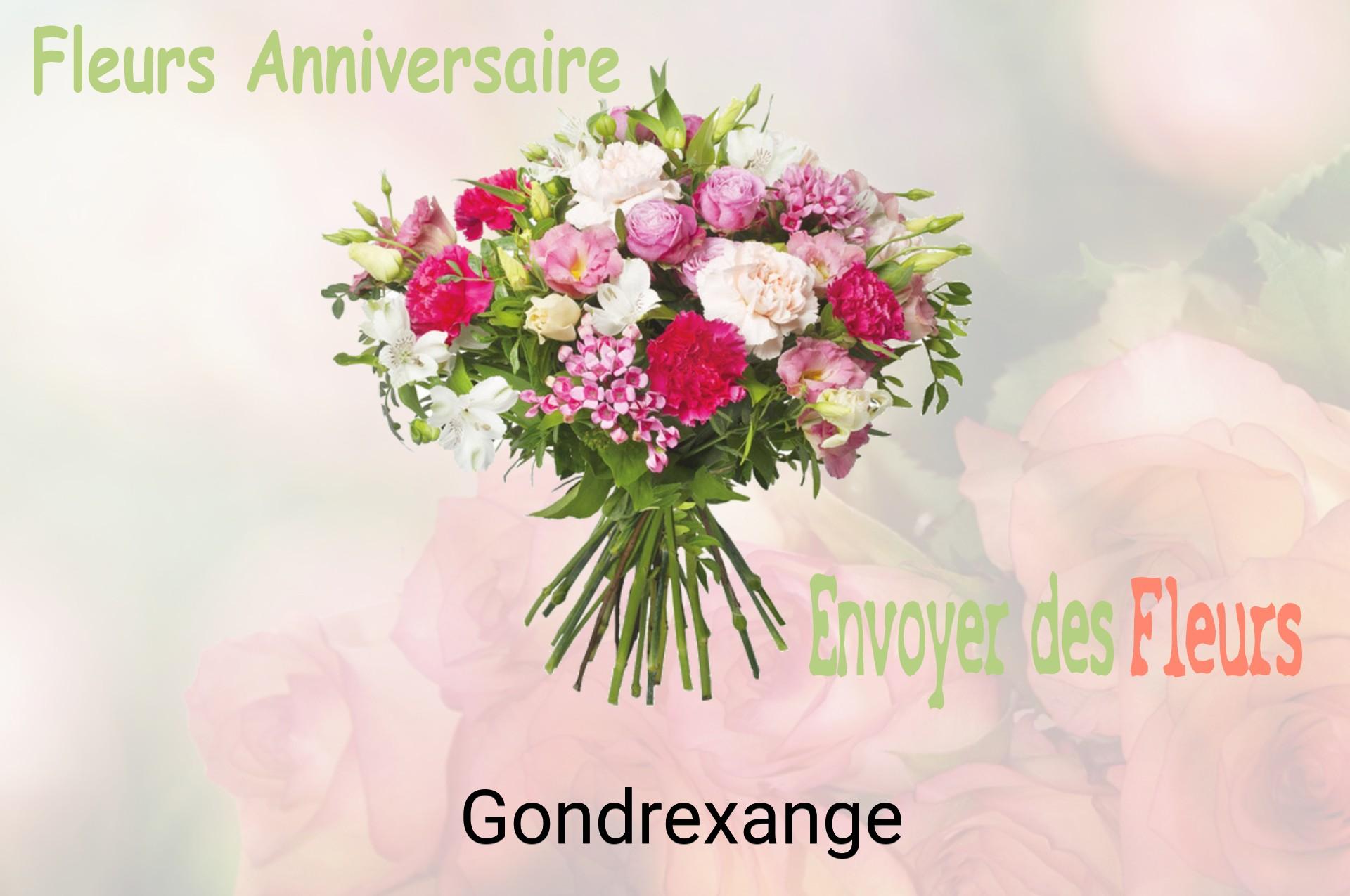 Bouquet de fleurs d’anniversaire livré à Gondrexange