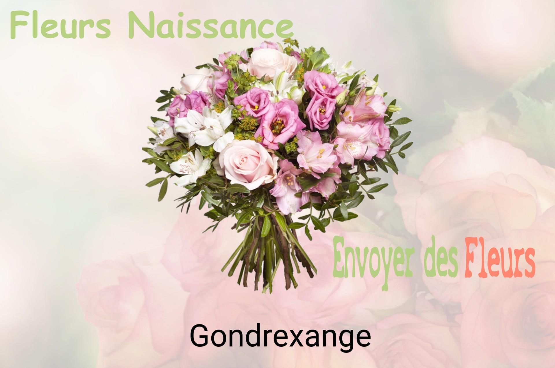 Bouquet de fleurs de naissance livré à Gondrexange